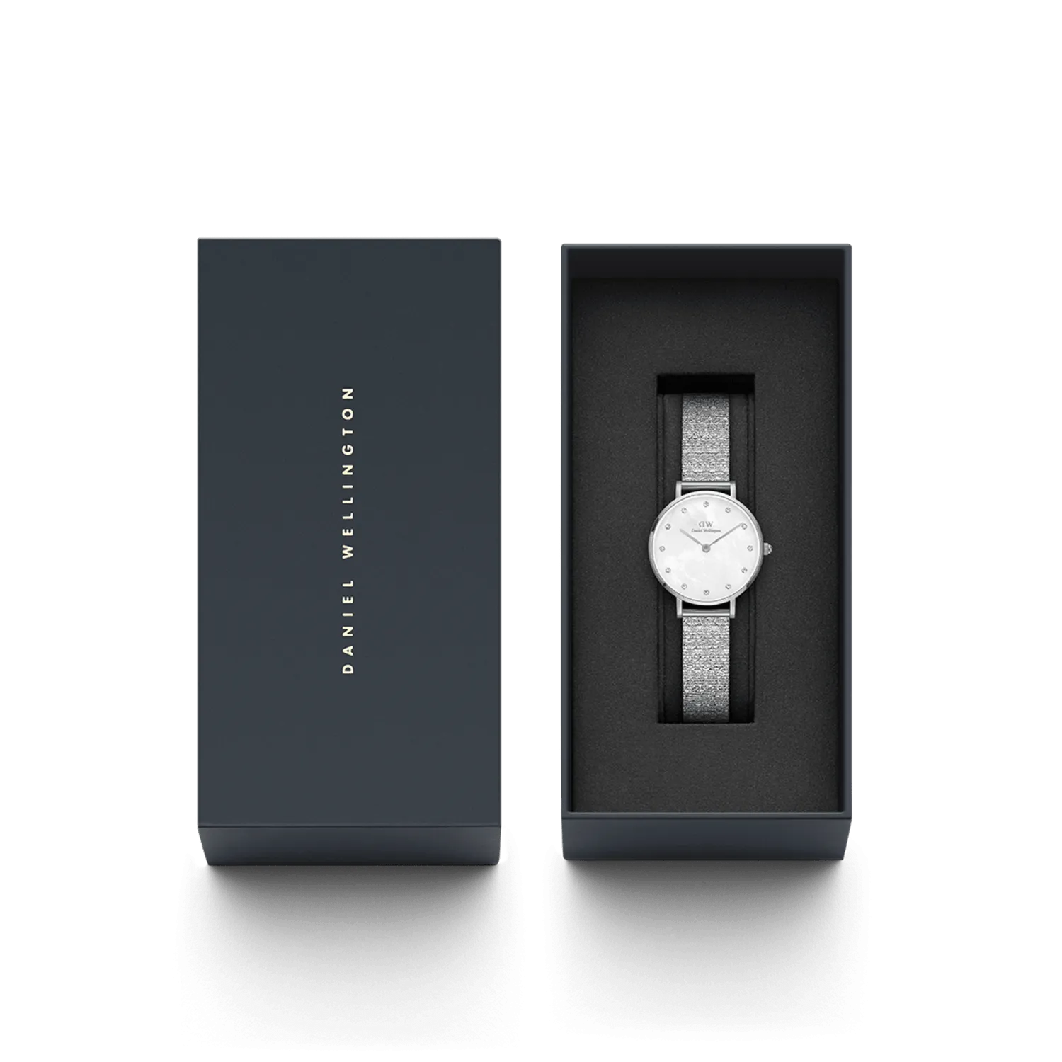 Daniel Wellington Petite 28mm Pressed Studi Lumine White Watch DW00100592