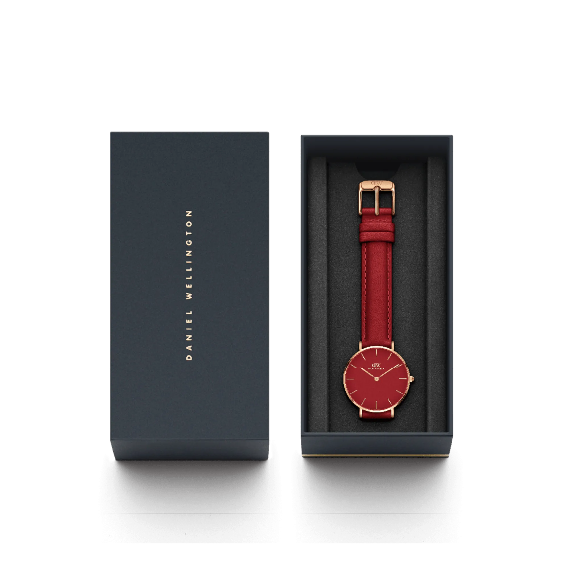 Daniel Wellington Petite 28mm Suffolk Red Dial Watch DW00100405