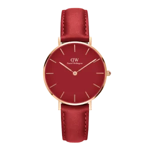 Daniel Wellington Petite 28mm Suffolk Red Dial Watch DW00100405