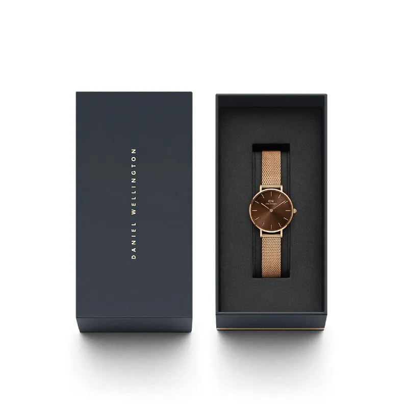 Daniel Wellington Petite Amber Mesh Watch