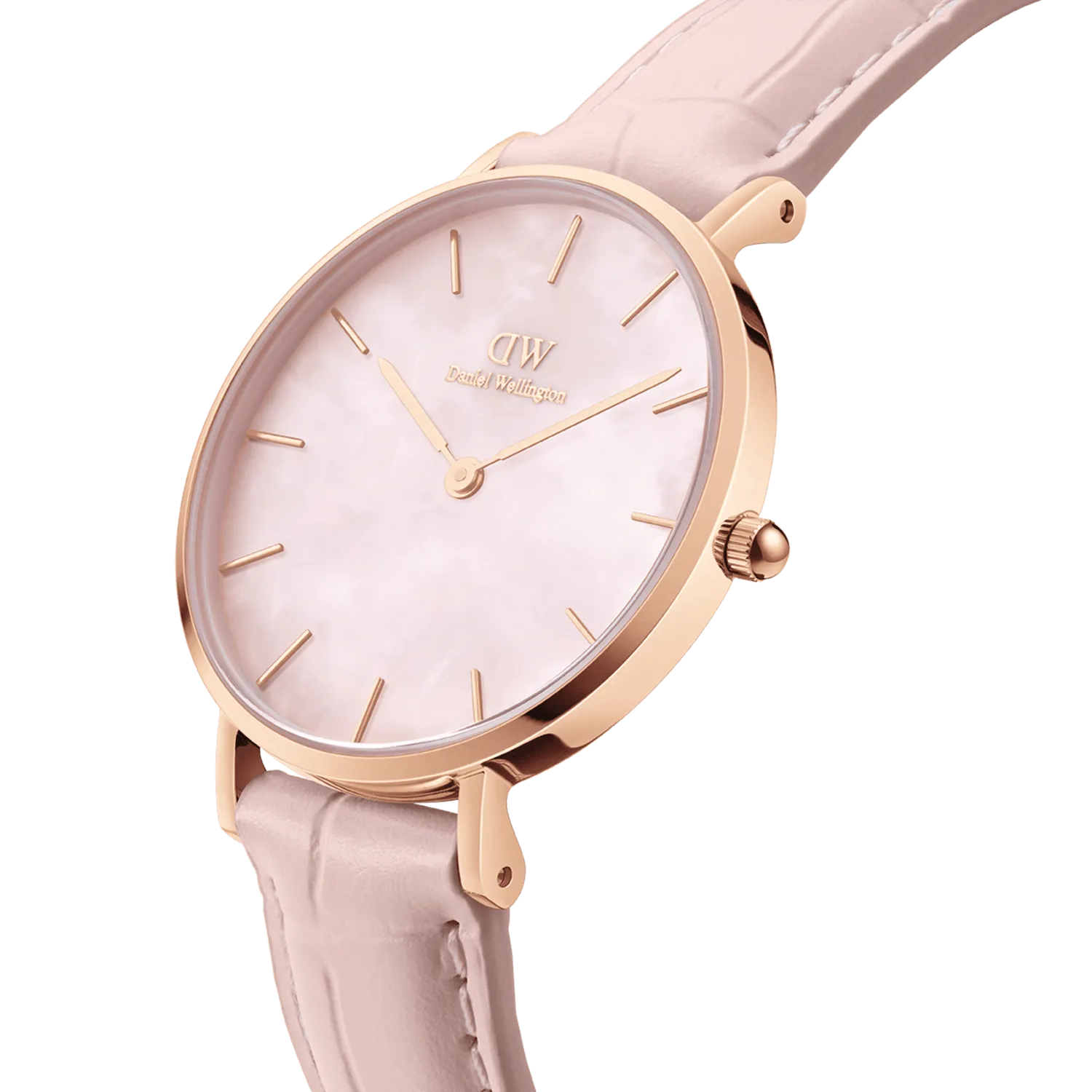 Daniel Wellington Petite Rouge 28mm Pink Leather Strap Watch DW00100511