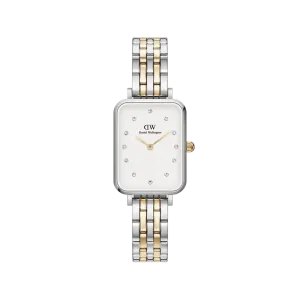 Daniel Wellington Quadro Lumine 5-link two-tone Watch 20x26mm