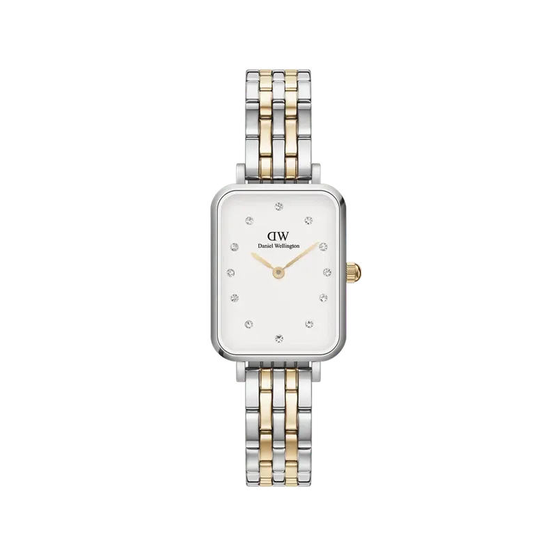 Daniel Wellington Quadro Lumine 5-link two-tone Watch 20x26mm