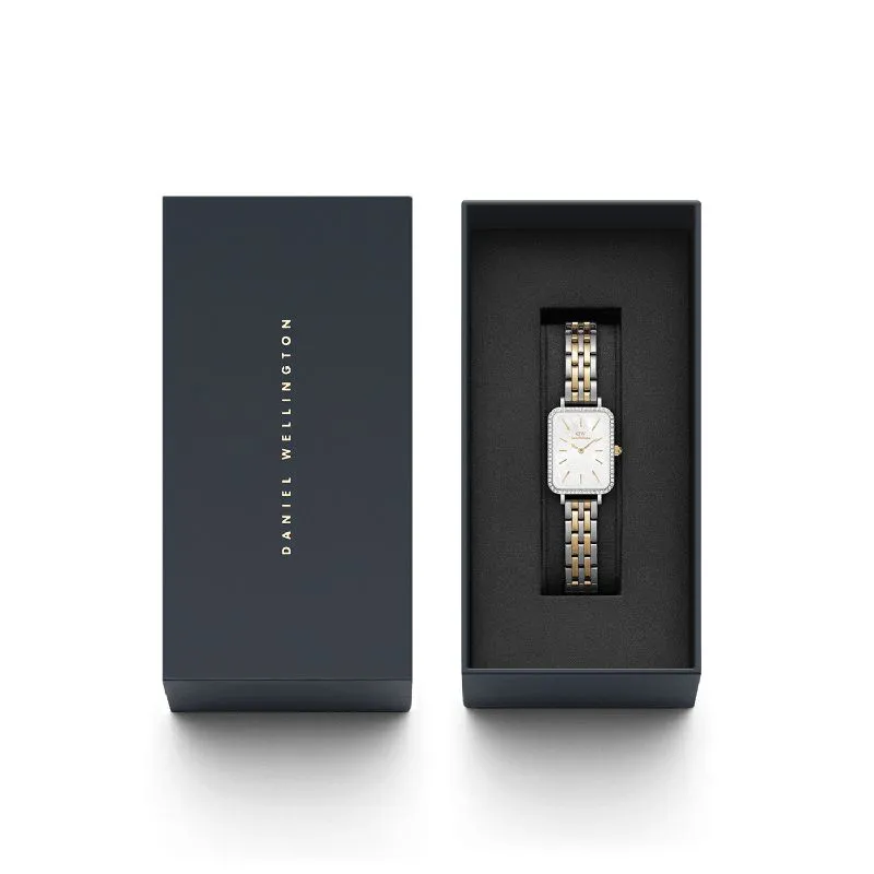 Daniel Wellington Quadro Lumine Bezel Two-Tone MOP 26mm