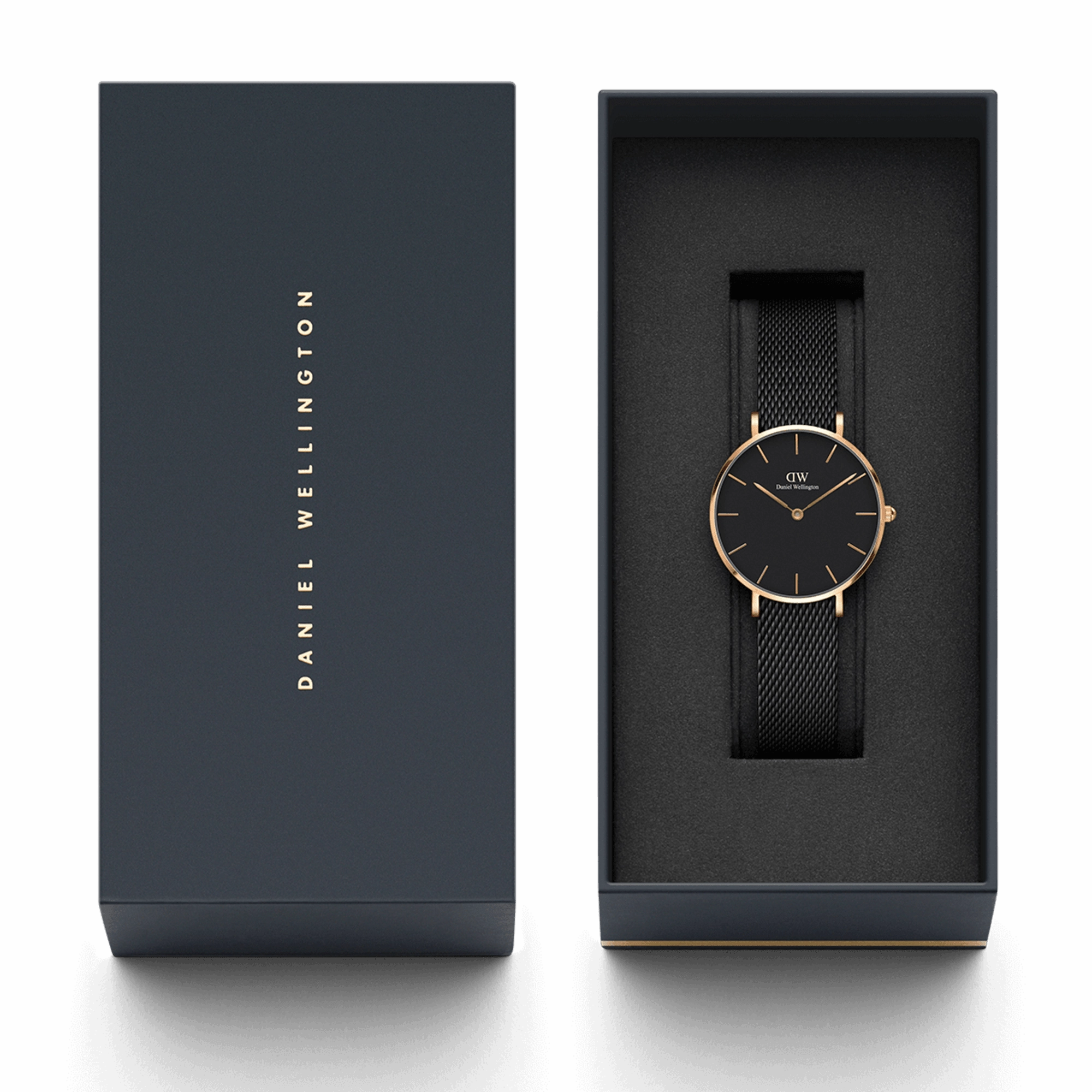Daniel Wellington Petite 36mm Ashfield Black Dial Watch DW00100307
