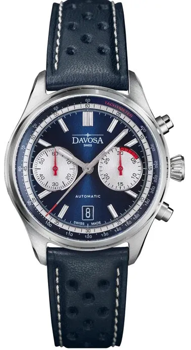 Davosa Newton Pilot Rally Chronograph Blue Limited Edition Watch