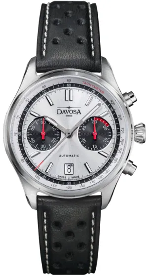 Davosa Newton Pilot Rally Silver Limited Edition Watch