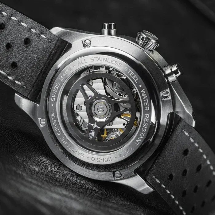 Davosa Newton Pilot Rally Silver Limited Edition Watch
