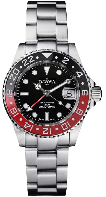 Davosa Ternos Ceramic GMT Tri Bracelet Watch