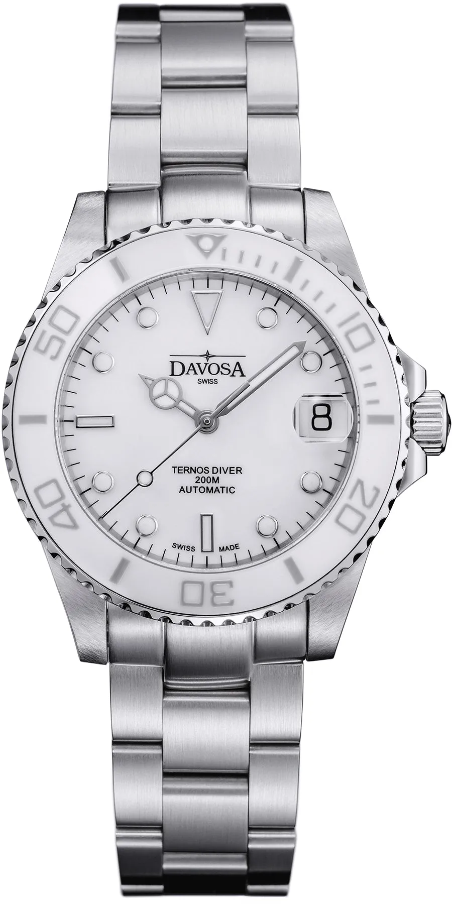 Davosa Ternos Diver Lady White Watch