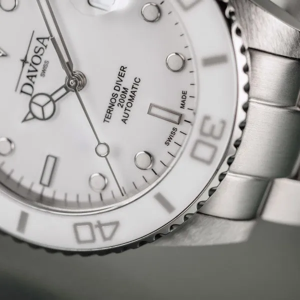 Davosa Ternos Diver Lady White Watch