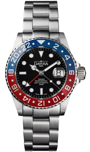 Davosa Ternos Professional GMT Tri Bracelet Watch