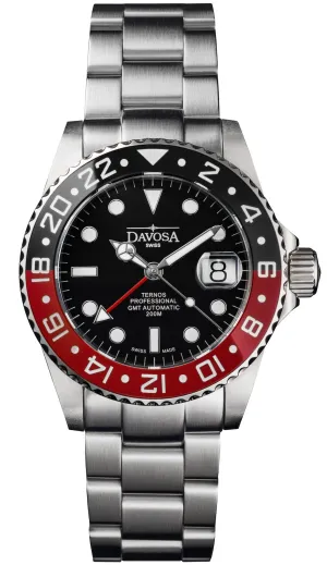 Davosa Ternos Professional GMT Tri Bracelet Watch