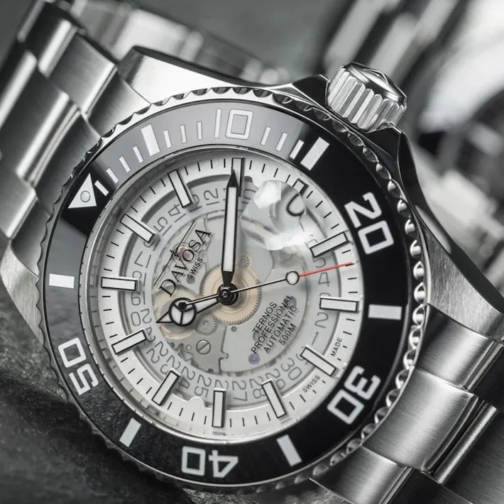 Davosa Ternos Professional Nebulous Automatic Misty White Watch