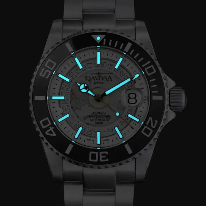 Davosa Ternos Professional Nebulous Automatic Misty White Watch