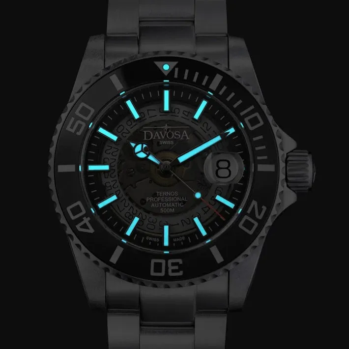 Davosa Ternos Professional Nebulous Automatic Smoke Black Watch