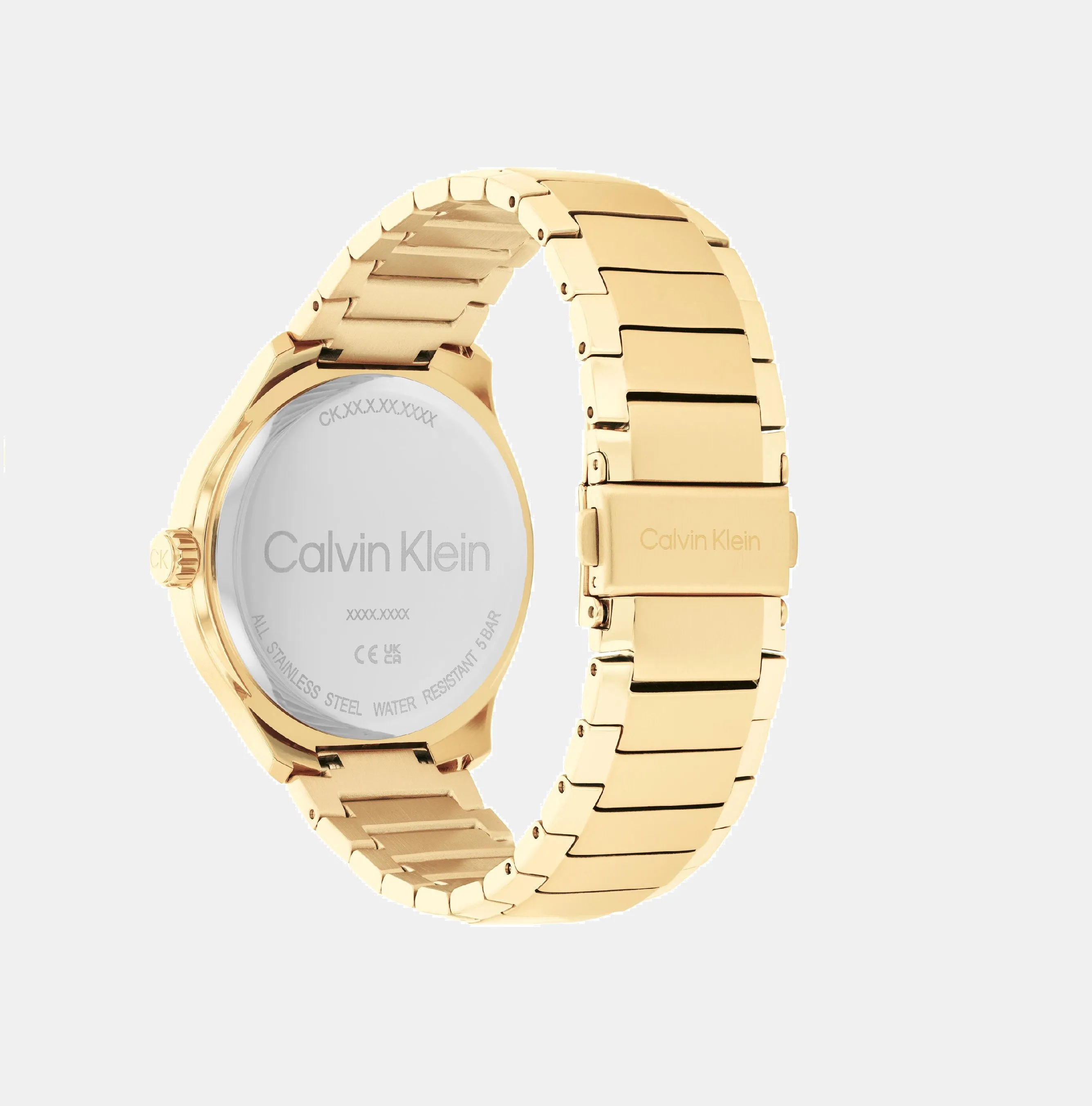 Define Men Gold Analog Stainless Steel Watch 25200349