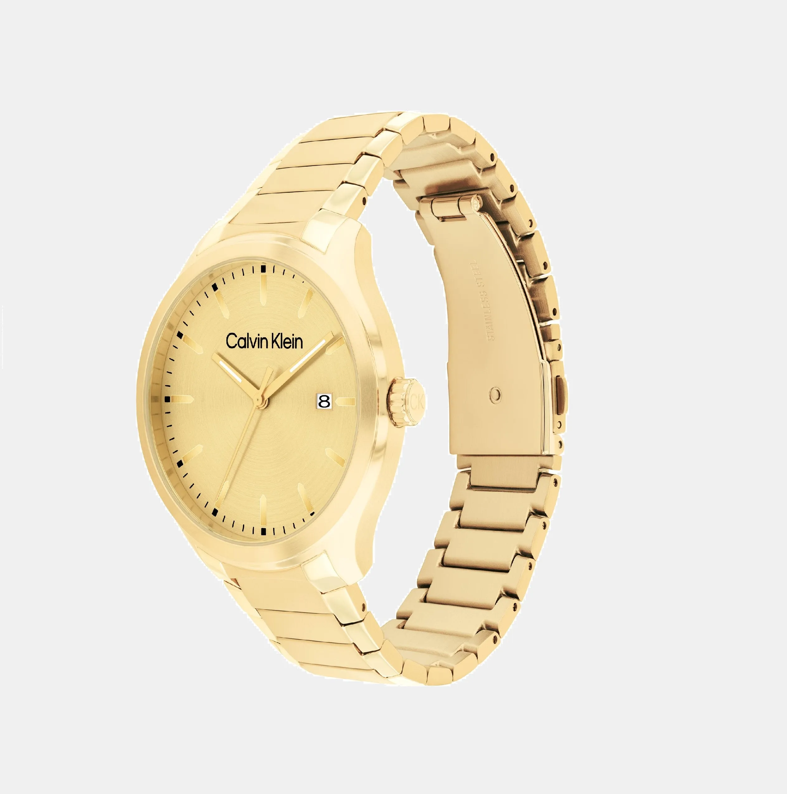 Define Men Gold Analog Stainless Steel Watch 25200349