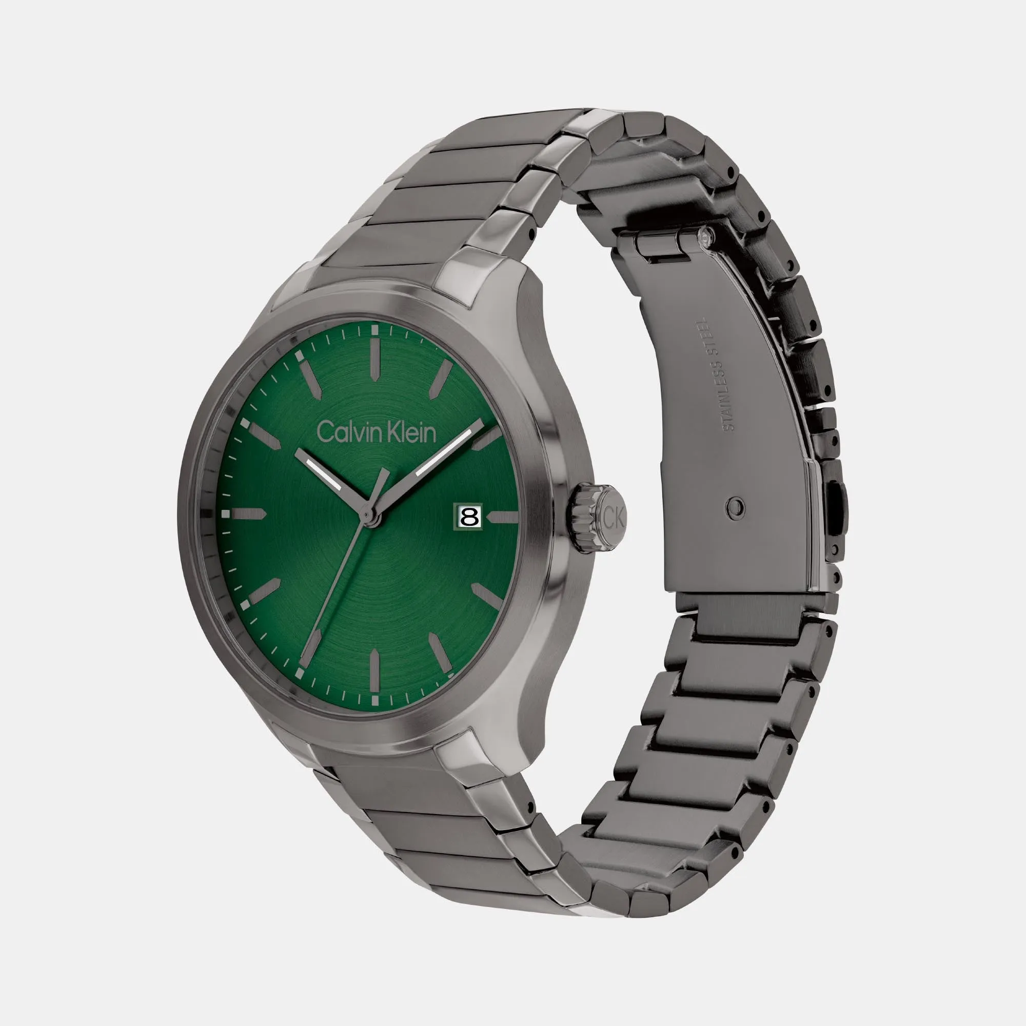 Define Men Green Analog Stainless Steel Watch 25200350