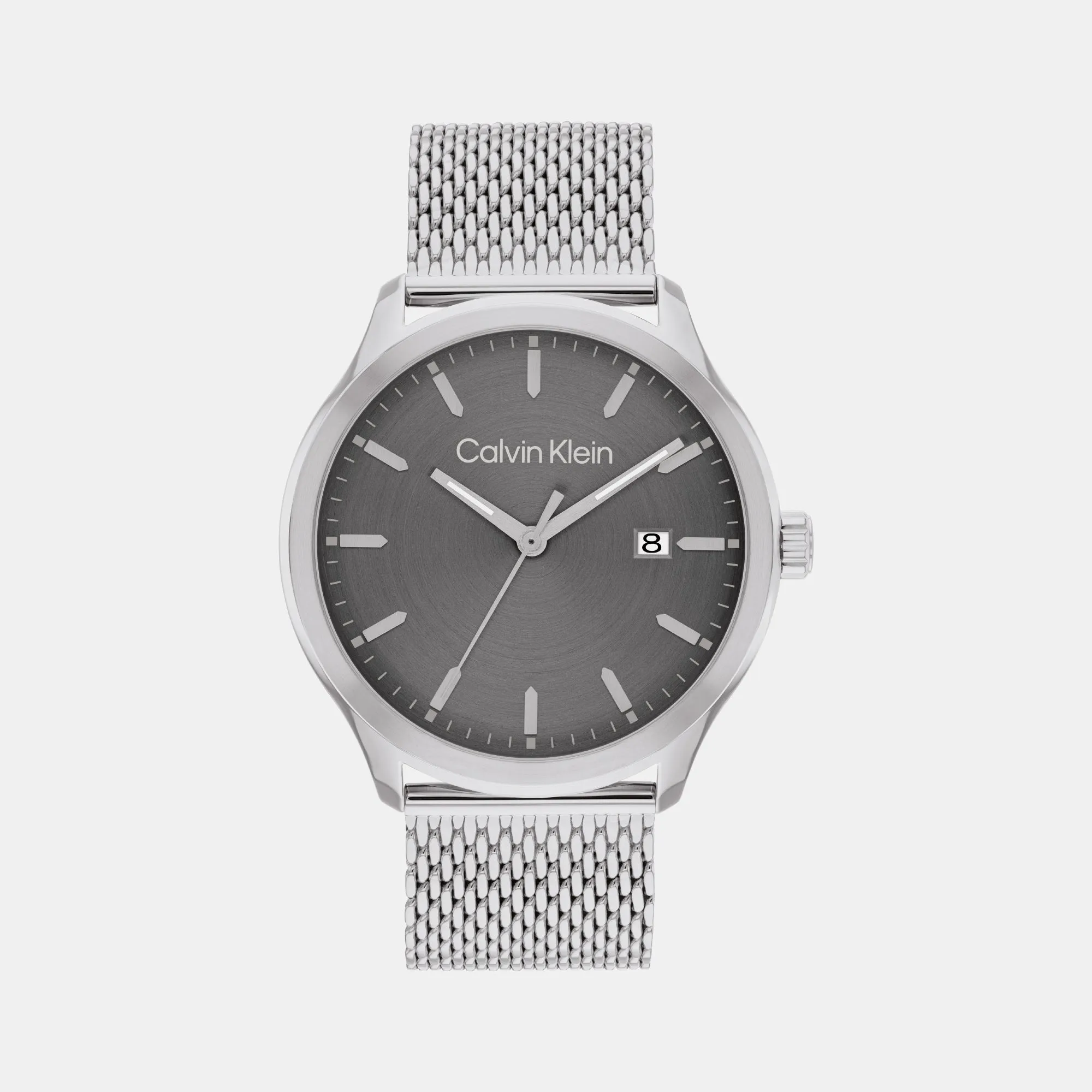 Define Men Grey Analog Mesh Watch 25200352