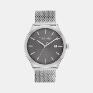 Define Men Grey Analog Mesh Watch 25200352