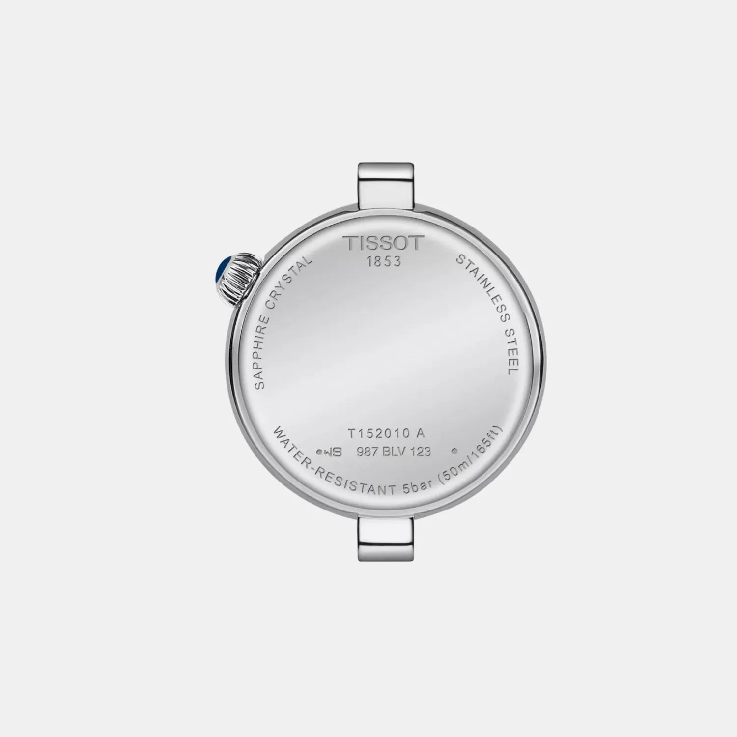 Desir Women Quartz Silver And Blue Dial Analog Leather Watch T1520101603801