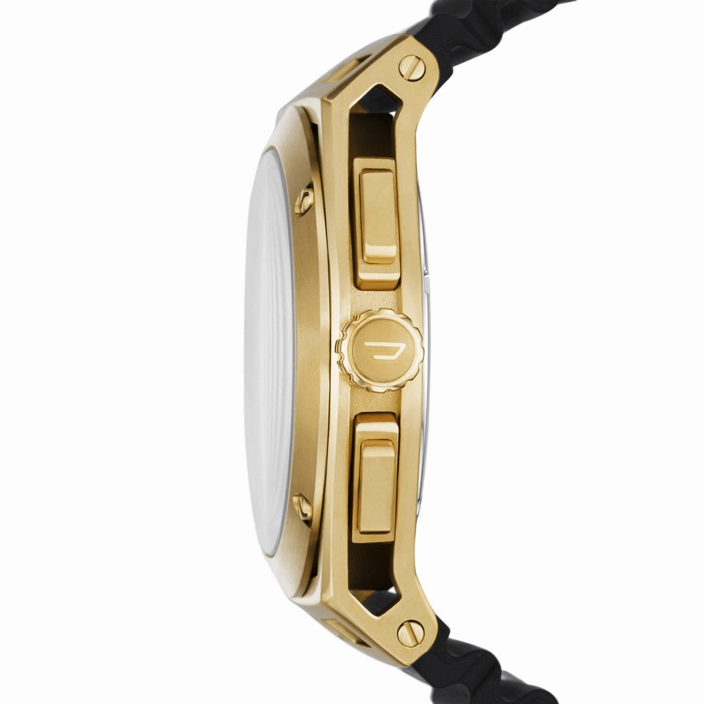 Diesel Timeframe Chronograph Black Silicone Watch DZ4546