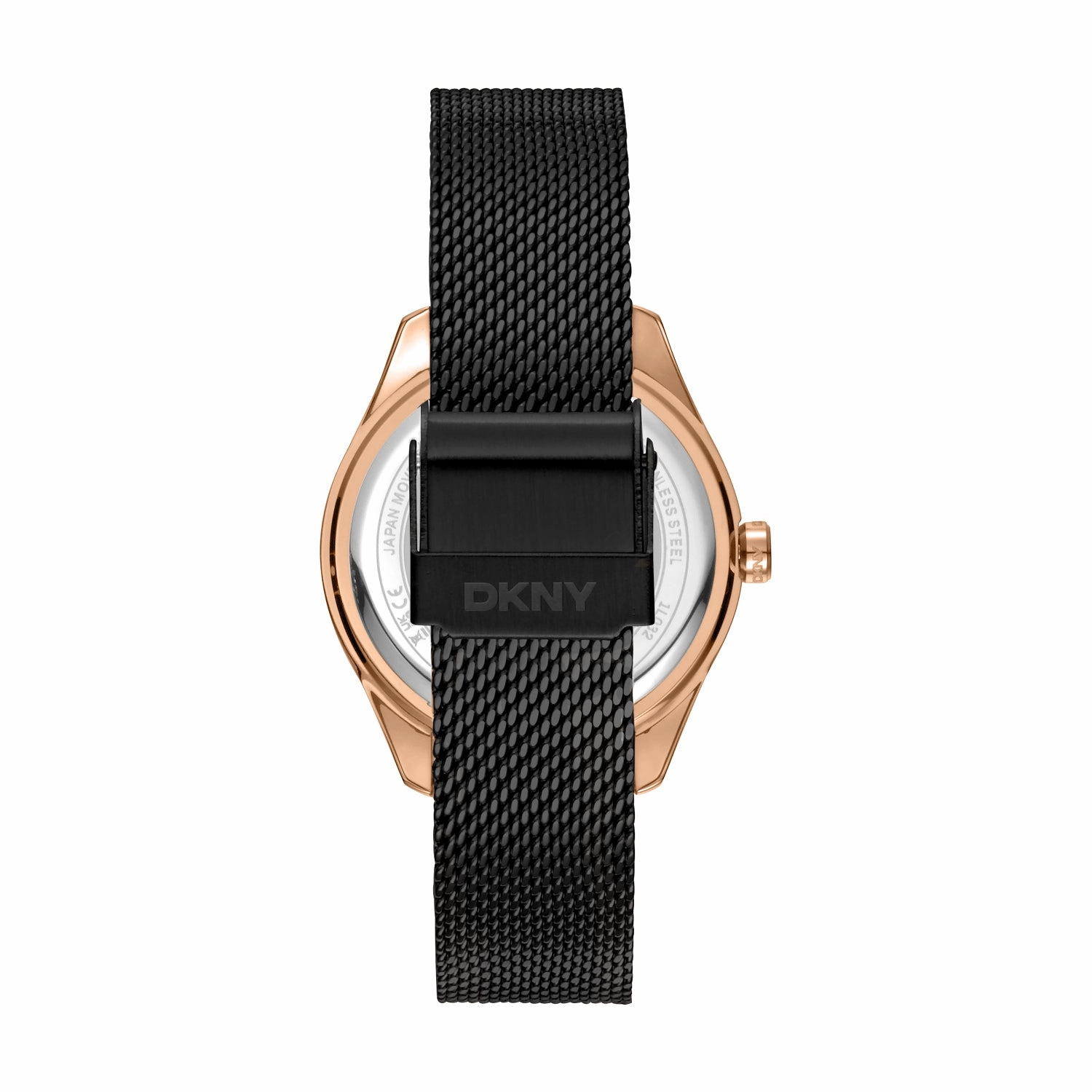 DKNY Astoria Logo Black Dial Stainless Steel Watch DK1L032M0065