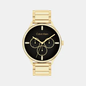 Dress Women's Black Dial Multi-Function Stainless Steel Watch 25200371