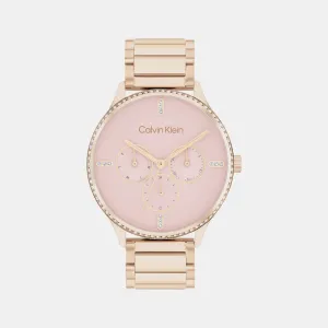 Dress Women's Pink Dial Multi-Function Stainless Steel Watch 25200370