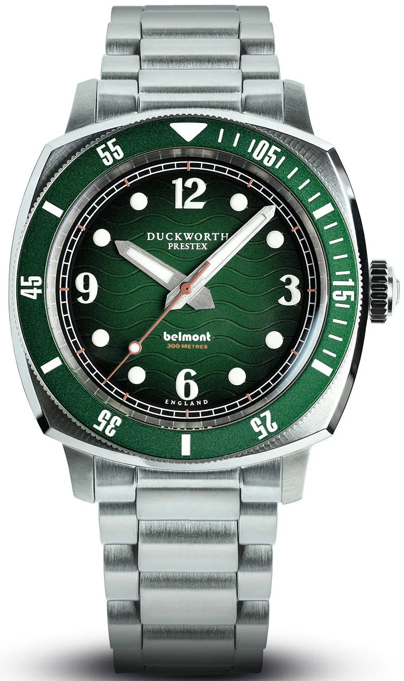 Duckworth Prestex Belmont Dive Green Bracelet Watch