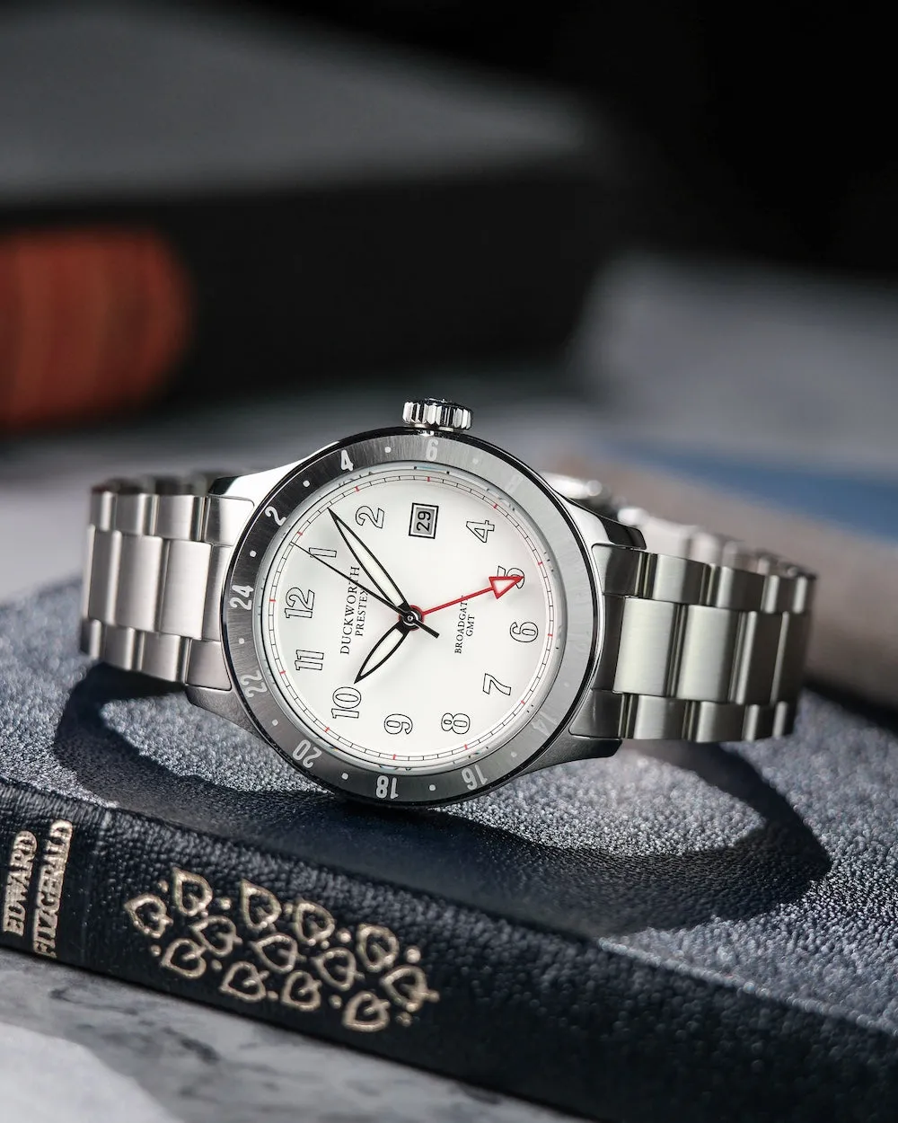 Duckworth Prestex Broadgate GMT White Bracelet Watch