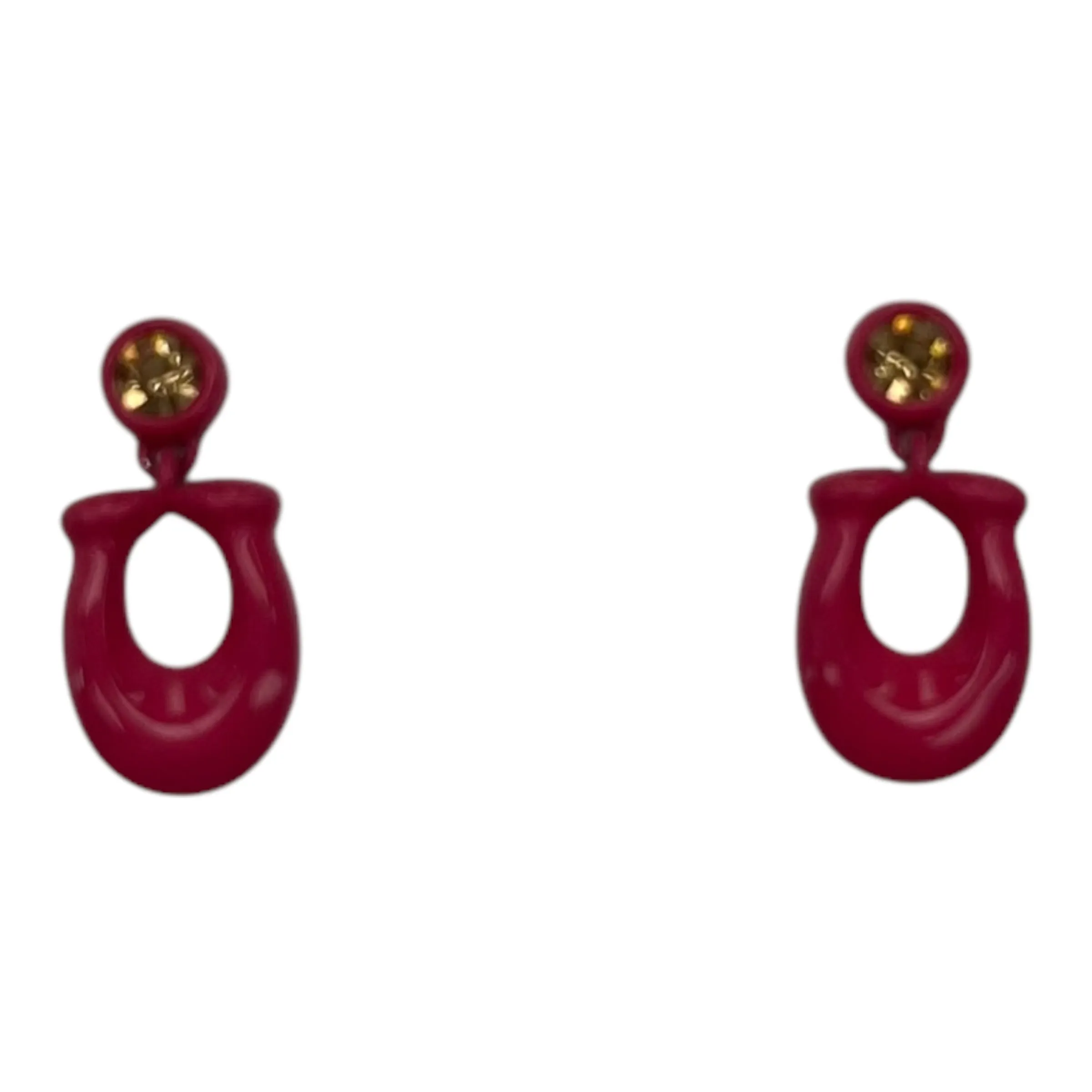 Earrings Designer By Coach In Pink coach