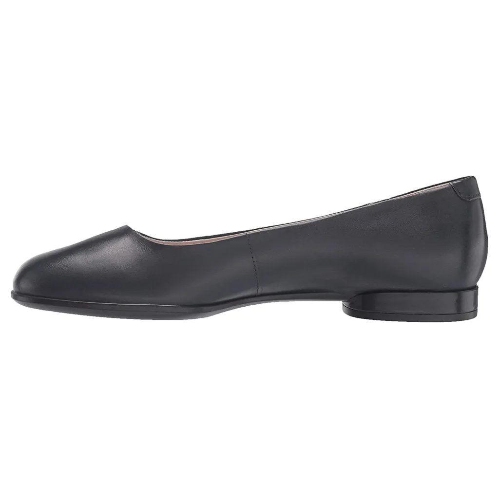 Ecco Anine Full Grain Leather Ballet Style Women's Flat Shoes ecco Shoes