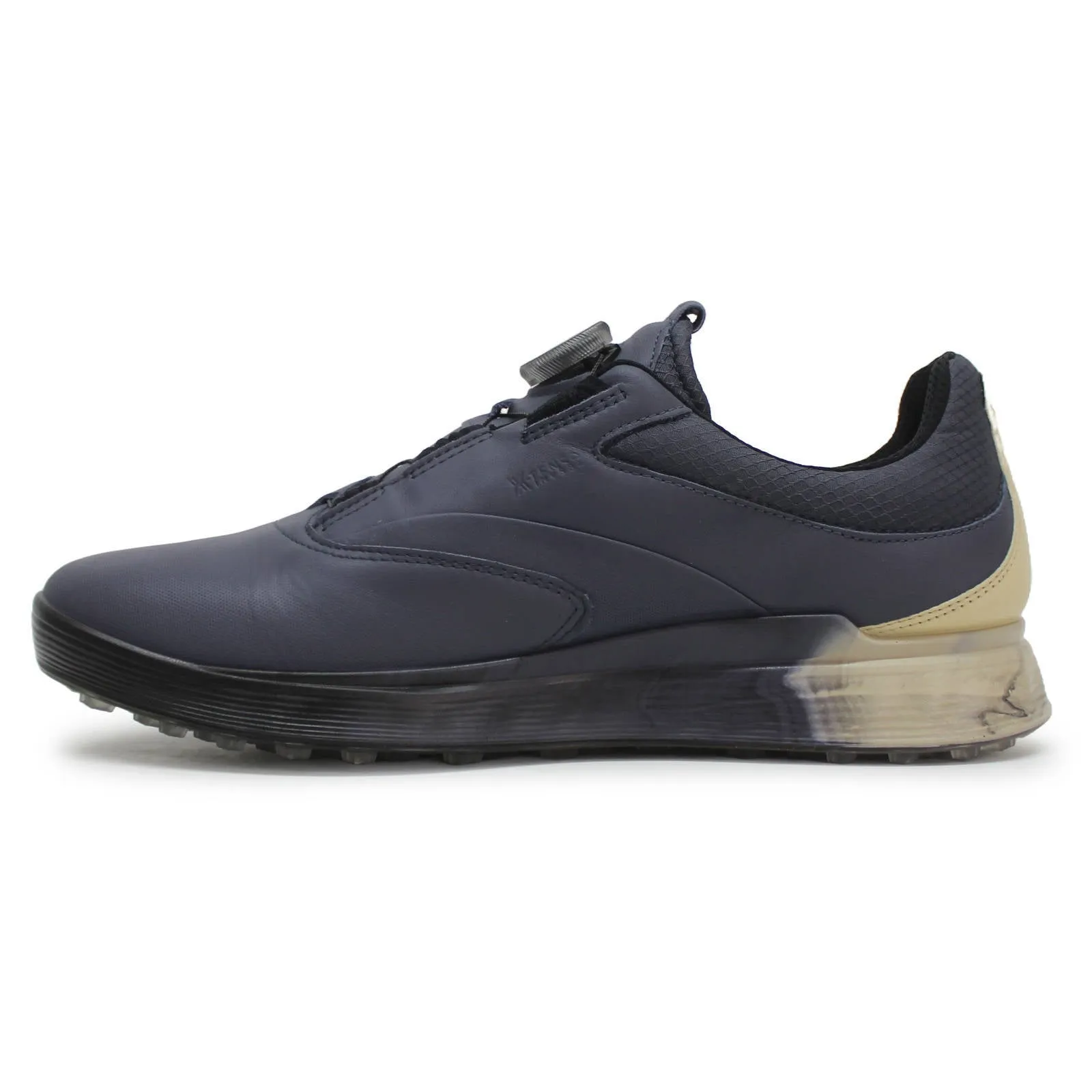 Ecco Golf S Three 102954 Leather Men's Low Top Trainers ecco Shoes