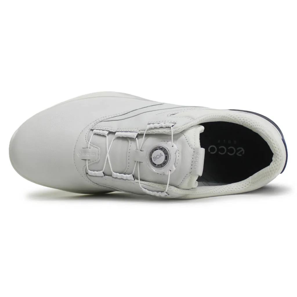 Ecco Golf S Three 102954 Leather Men's Low Top Trainers ecco Shoes