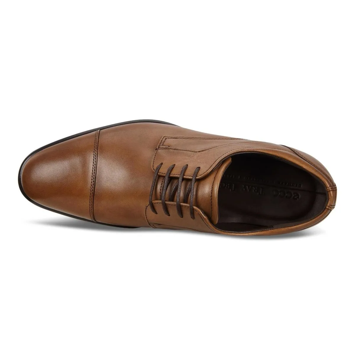 ECCO Men's City Tray Cap Toe Tie Brown ecco Shoes