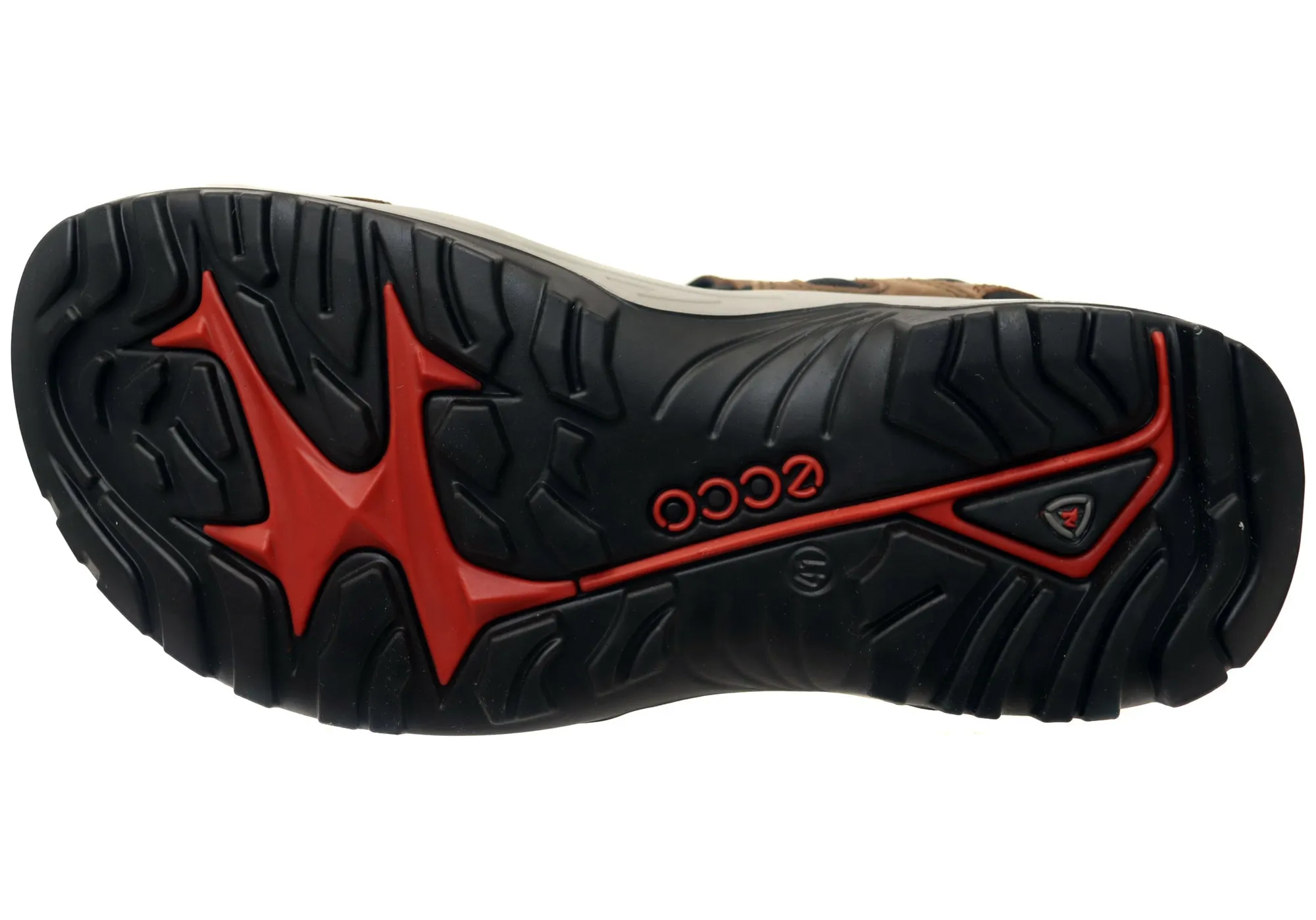 ECCO Mens Offroad Comfortable Leather Adjustable Sandals ecco Shoes