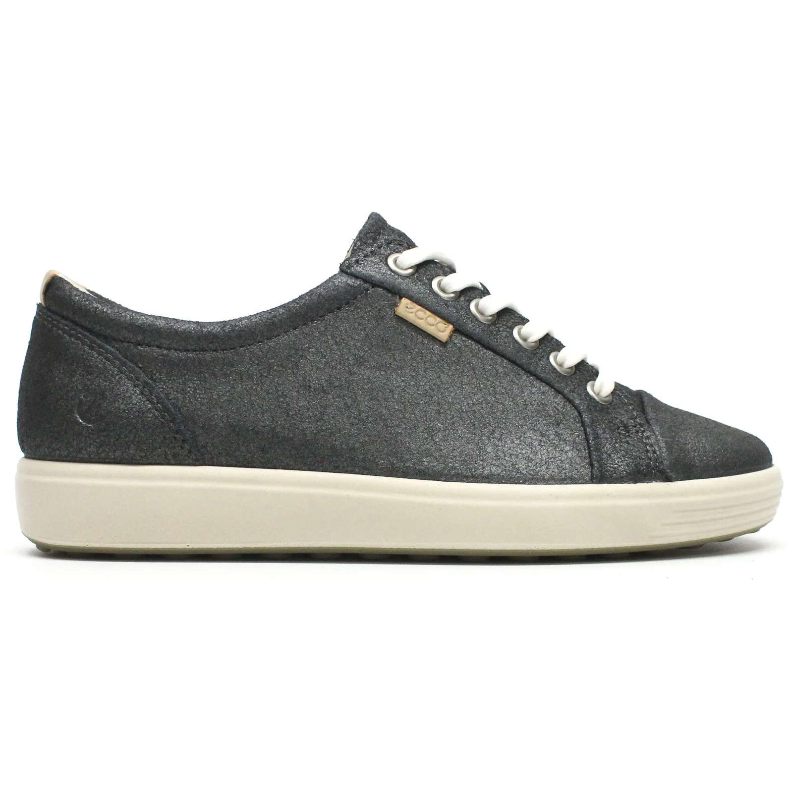Ecco Soft 7 430003 Suede Leather Women's Low Top Trainers ecco Shoes