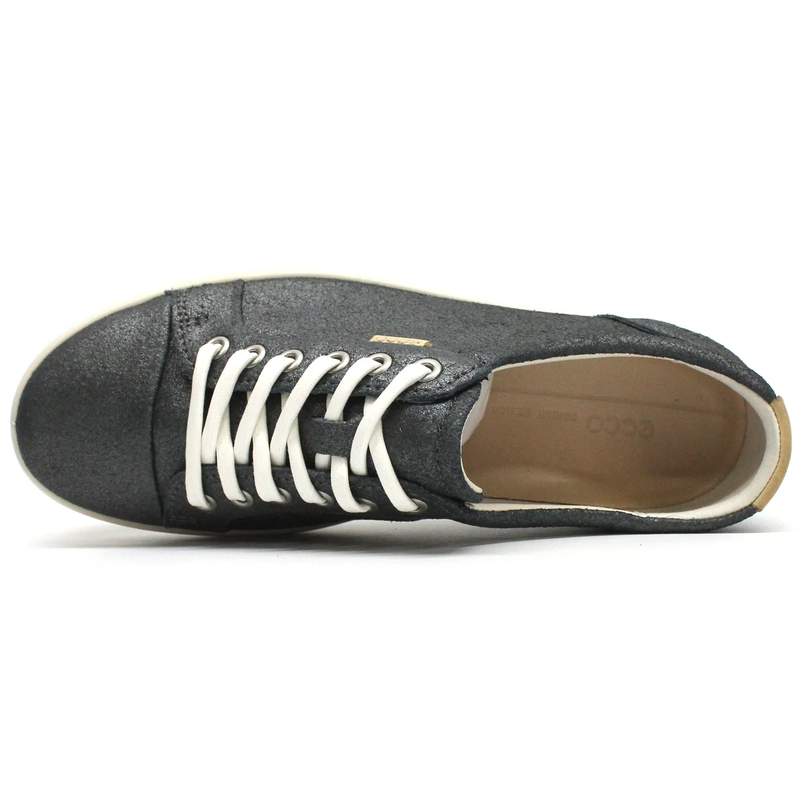 Ecco Soft 7 430003 Suede Leather Women's Low Top Trainers ecco Shoes