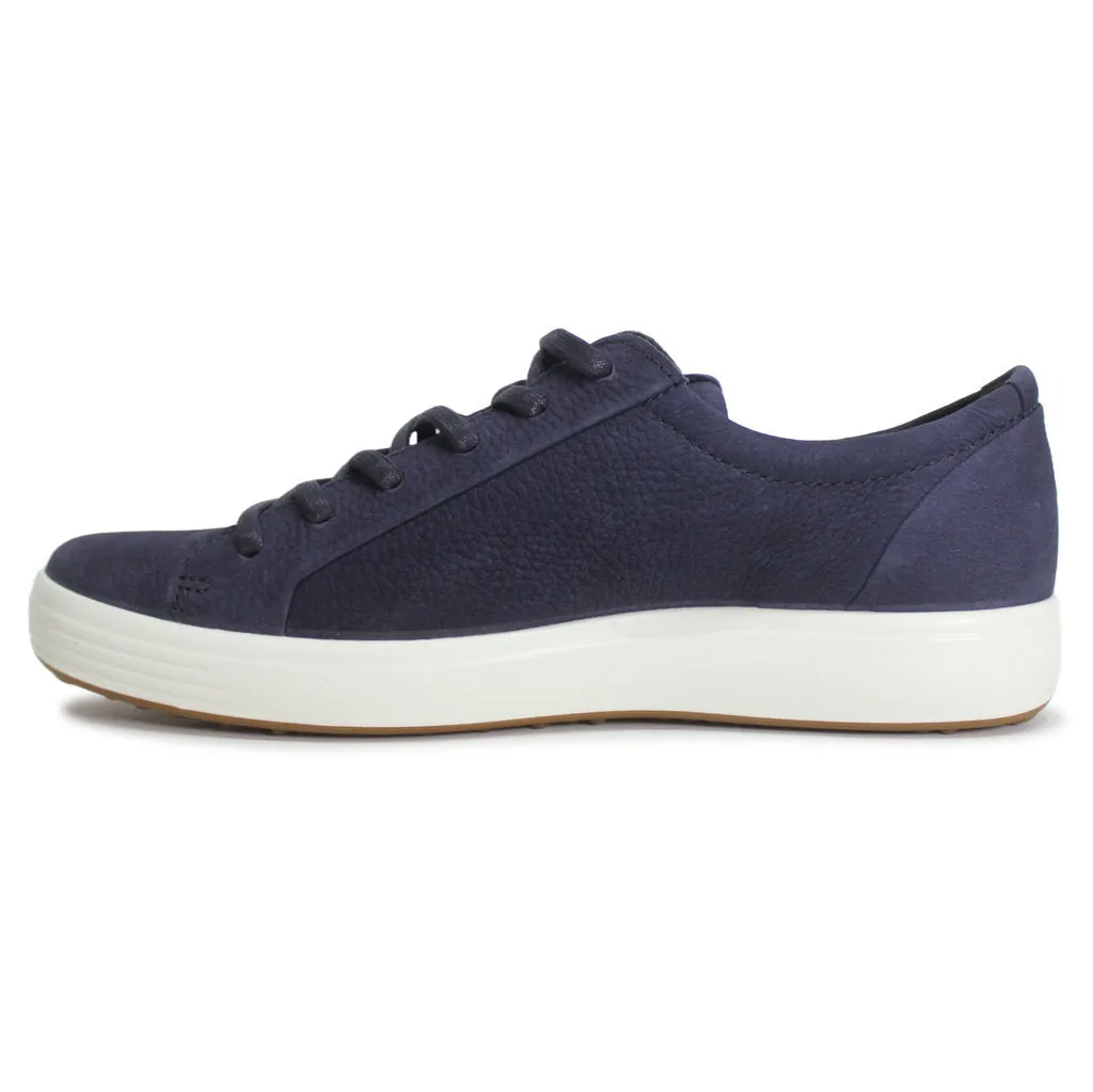 Ecco Soft 7 Nubuck Leather Men's Low Top Trainers ecco Shoes