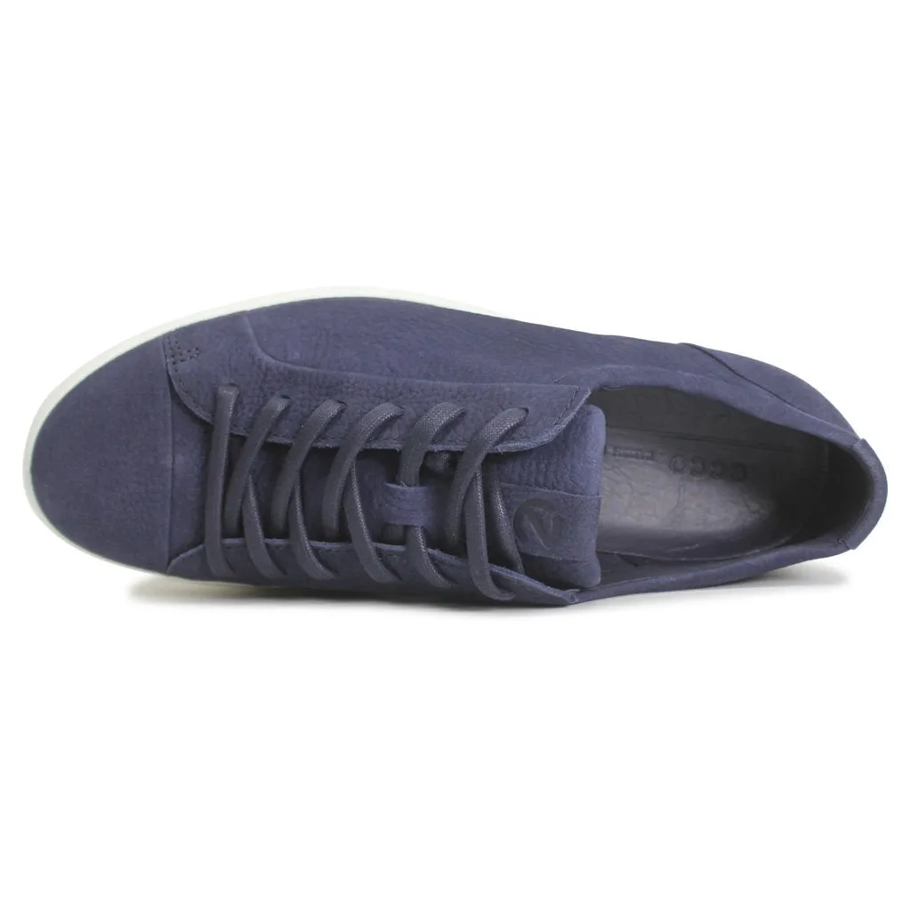 Ecco Soft 7 Nubuck Leather Men's Low Top Trainers ecco Shoes