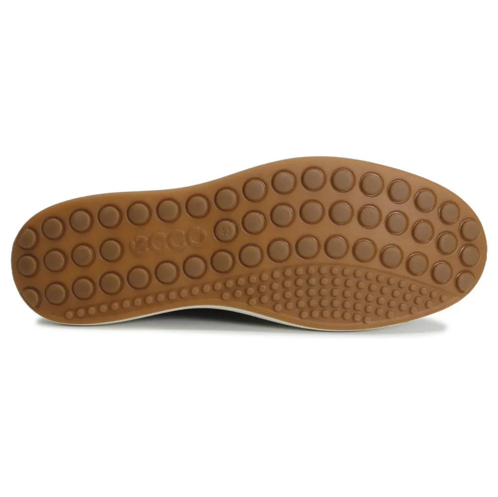 Ecco Soft 7 Nubuck Leather Men's Low Top Trainers ecco Shoes