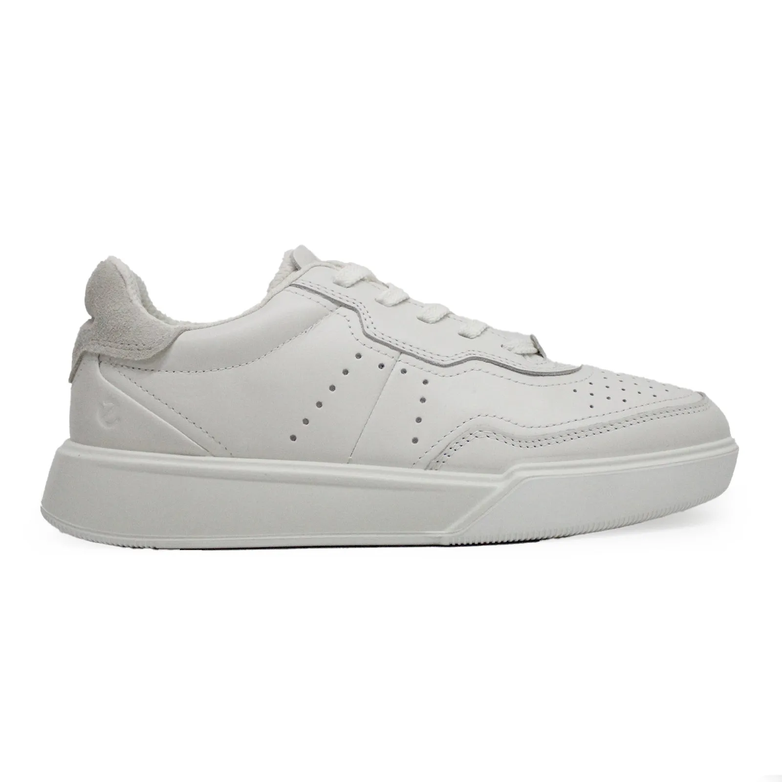 Ecco Street Court Leather Women's Fashion Trainers ecco Shoes