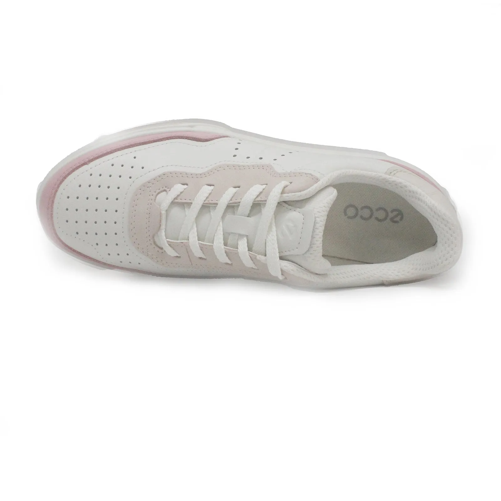 Ecco Street Court Leather Women's Fashion Trainers ecco Shoes