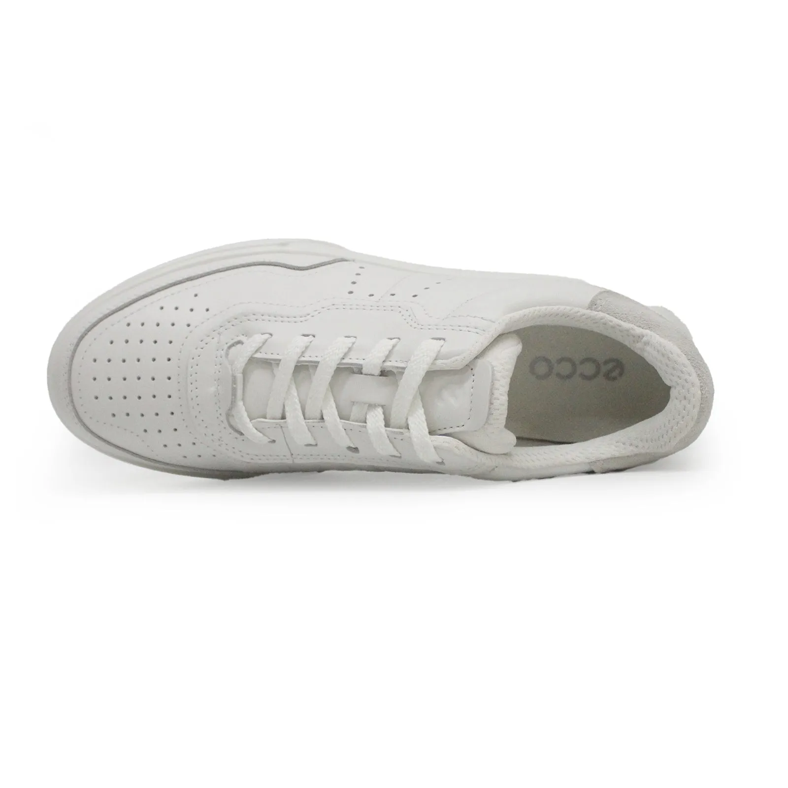 Ecco Street Court Leather Women's Fashion Trainers ecco Shoes