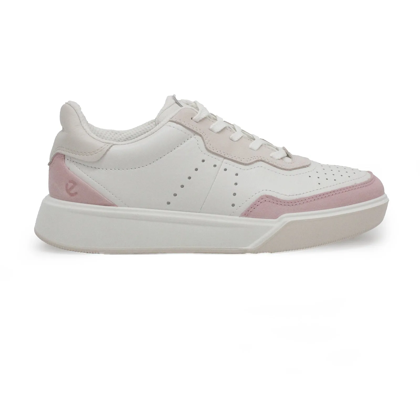 Ecco Street Court Leather Women's Fashion Trainers ecco Shoes