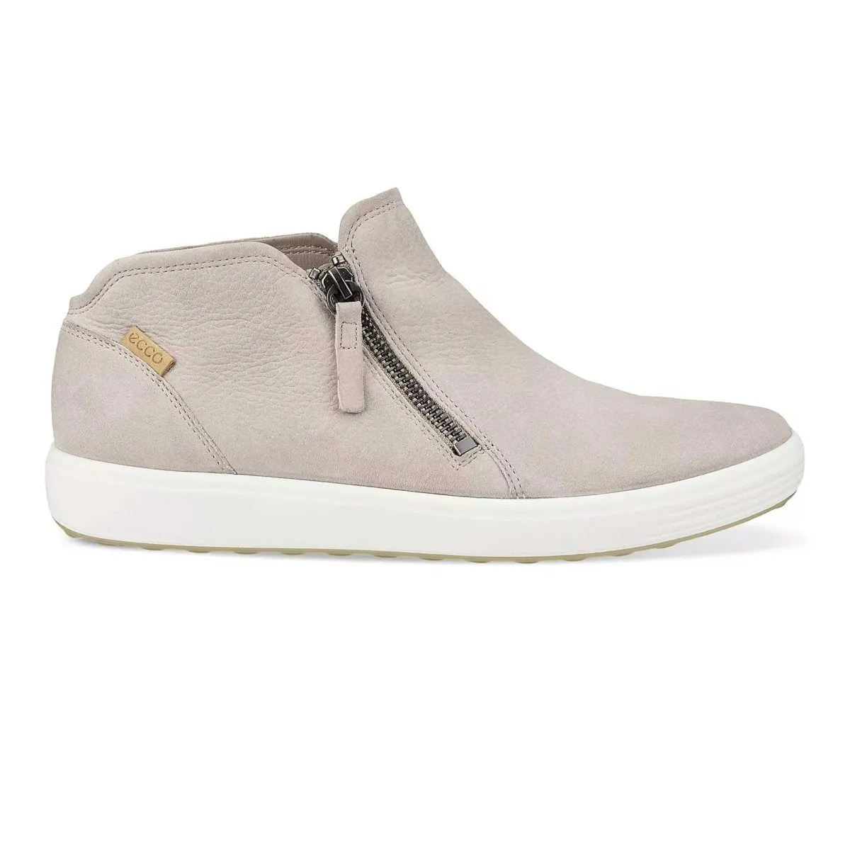 Ecco Women's Soft 7 Low Boot Grey Rose Nubuck ecco Shoes