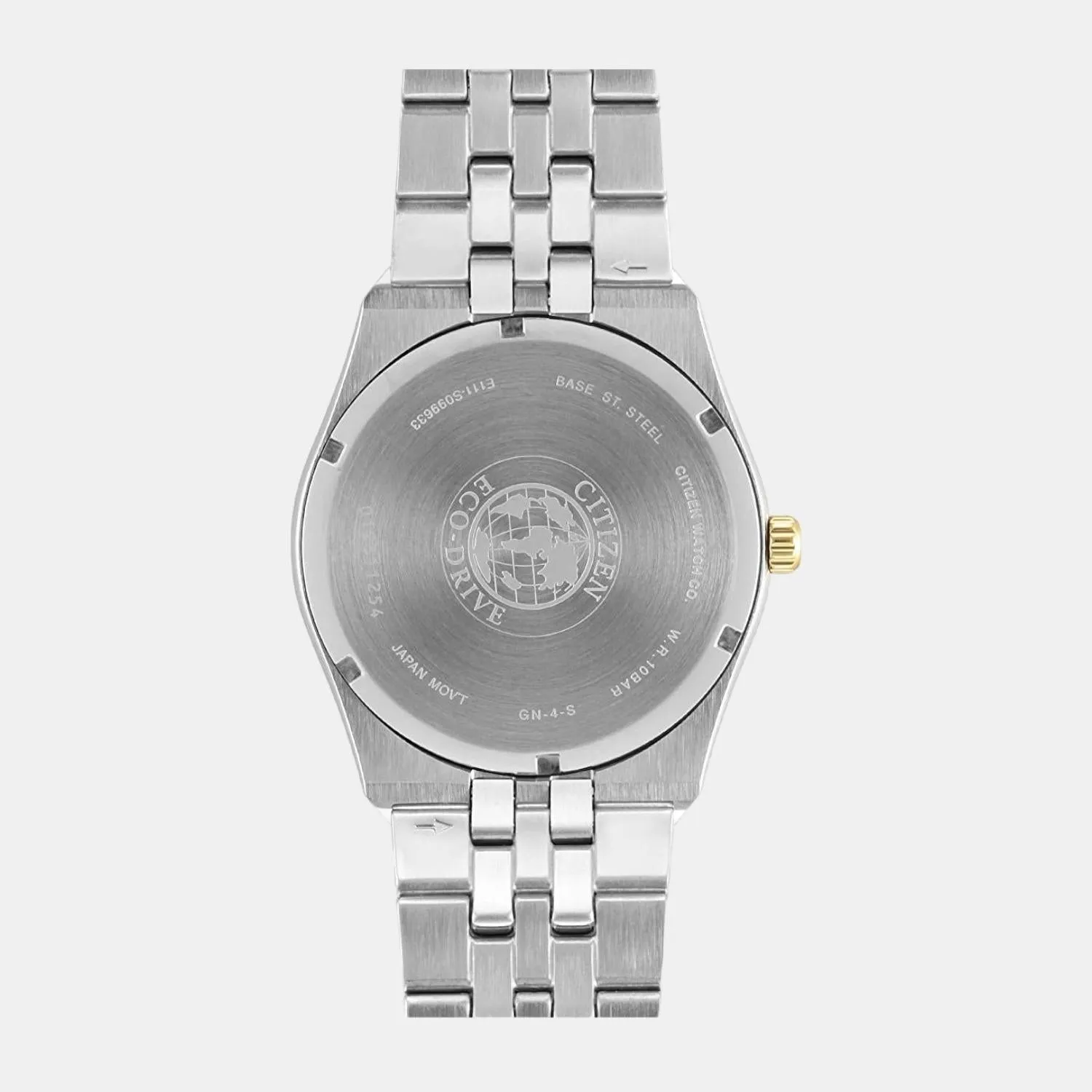 Eco-Drive Men Blue Dial Analog Stainless Steel Watch BM7334-66L