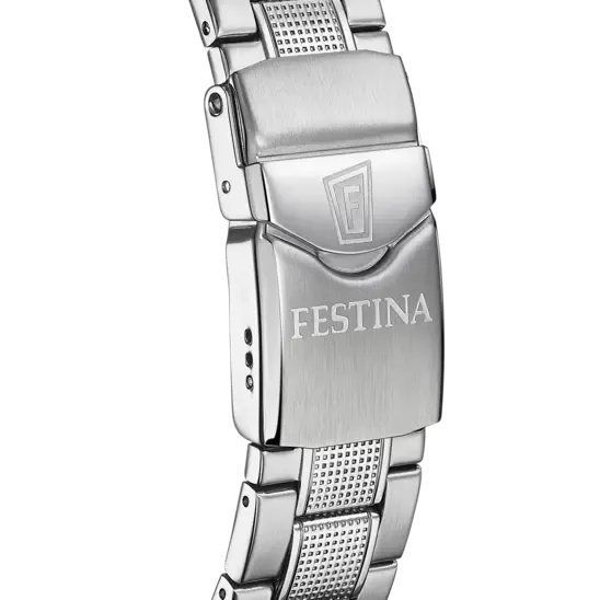 Elegant Festina Originals Men's Timepiece with Black Stainless Steel Bracelet F20669/3